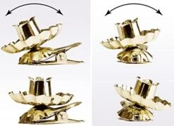 BRUBAKER 20 Pack Tree Candle Holders For Christmas Tree - Gold - Traditional Vintage Candle Holders With Clip -Department 56 Shop 411rtMHgp5L