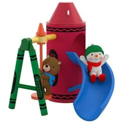 Hallmark Keepsake Christmas Ornament 2019 Year Dated, Crayola Slide Into Fun Crayon Playground