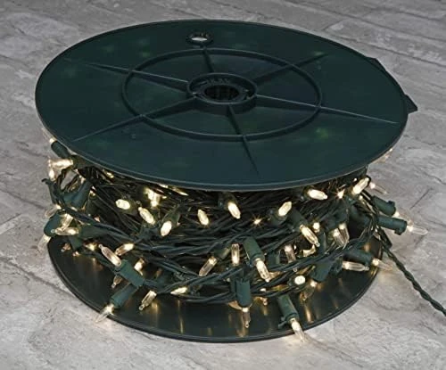 2 Packs Of DecoBrite LED 69ft (21m) 300 Ct Christmas String Lights Warm White - Green Wire, Indoor Outdoor Decorations For Christmas Tree, Patio, Garden (300-Warm White) 7 2 Packs Of DecoBrite LED 69ft (21m) 300 Ct Christmas String Lights Warm White - Green Wire, Indoor Outdoor Decorations For Christmas Tree, Patio, Garden (300-Warm White) - Image 7