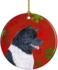 Caroline's Treasures Min Pin Red And Green Snowflakes Holiday Christmas Ceramic Ornament Christmas Tree Hanging Decorations For Home Christmas Holiday, Party, Gift, 3 In, Multicolor 24 Caroline's Treasures Min Pin Red And Green Snowflakes Holiday Christmas Ceramic Ornament Christmas Tree Hanging Decorations For Home Christmas Holiday, Party, Gift, 3 In, Multicolor -Department 56 Shop 412YV8QkcxL. AC