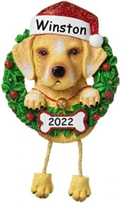 Personalized Black Labrador Retriever Dog Christmas Ornament - Black Lab Pet Santa Hat And Christmas Wreath Hanging Paws Christmas Tree Decoration Gift Dog Lover - Custom Name And Date 16 Personalized Black Labrador Retriever Dog Christmas Ornament - Black Lab Pet Santa Hat And Christmas Wreath Hanging Paws Christmas Tree Decoration Gift Dog Lover - Custom Name And Date -Department 56 Shop 4131CJ0AaaL. AC