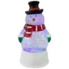 Northlight 7" LED Lighted Color Changing Snowman Christmas Glittering Snow Dome -Department 56 Shop 4132MLtZ3UL