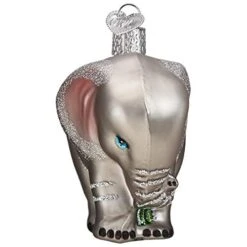 Old-World Christmas Glass Blown Ornament With S-Hook And Gift Box, Animal Selection (Baby Elephant, 12576) -Department 56 Shop 413iXq5HTKL