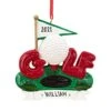 UniqXmas Personalized Golf Christmas Ornament 2023 - Free Customization | 18th Hole, Hole-in-One With Ball And Flag Decoration For Xmas Tree - Golfer Golf Player Gift | Custom Unique Keepsake -Department 56 Shop 413nMR3cf8L