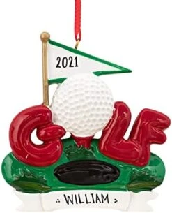UniqXmas Personalized Golf Christmas Ornament 2023 - Free Customization | 18th Hole, Hole-in-One With Ball And Flag Decoration For Xmas Tree - Golfer Golf Player Gift | Custom Unique Keepsake -Department 56 Shop 413nMR3cf8L. AC