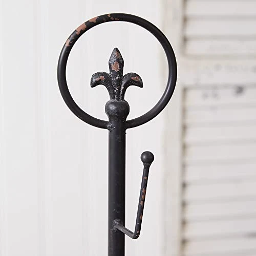 Colonial Tin Works Fleur De Lis Expandable Wreath Holder, 35.50-inch Height 2 Colonial Tin Works Fleur De Lis Expandable Wreath Holder, 35.50-inch Height - Image 2