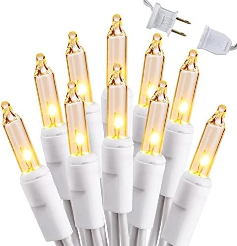 Brizled Clear Christmas Lights, 300 Count 69.6ft Incandescent White Lights String, Connectable 120V UL Certified Indoor/Outdoor White Light On White Wire For Room, Birthday, Wedding, Party, Warm White 11 Brizled Clear Christmas Lights, 300 Count 69.6ft Incandescent White Lights String, Connectable 120V UL Certified Indoor/Outdoor White Light On White Wire For Room, Birthday, Wedding, Party, Warm White - Image 11