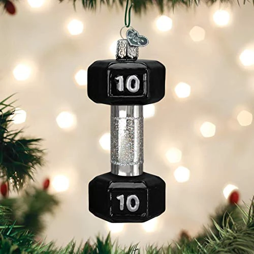 Old World Christmas Dumbbell 1 Old World Christmas Dumbbell