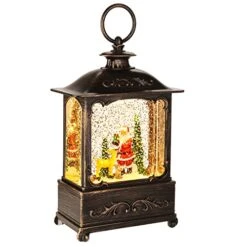 Christmas Lanterns,Snow Globe Decoration Lanterns,Christmas Decoration, Suitable For Outdoor Garden And Room Decoration,Music Carols And Blessings