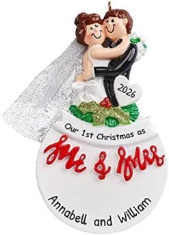 Personalized Christmas Ornaments For Couples - Couples Ornament - Snowman Couple Ornaments For Christmas Tree Mr & Mrs Couple Couples First Christmas Ornament - Free Customization 15 Personalized Christmas Ornaments For Couples - Couples Ornament - Snowman Couple Ornaments For Christmas Tree Mr & Mrs Couple Couples First Christmas Ornament - Free Customization -Department 56 Shop 414q5LR7YPL. AC