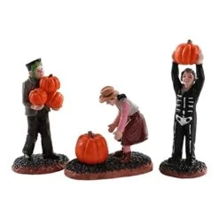 Lemax - Spooky Town Pumpkin Pickers - Set Of 3#82565
