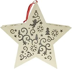 Clever Creations Wooden Star Shaped Nativity Scene Christmas Ornament, Festive LED Holiday Décor For Shelves And Tables, Joy 20 Clever Creations Wooden Star Shaped Nativity Scene Christmas Ornament, Festive LED Holiday Décor For Shelves And Tables, Joy -Department 56 Shop 415bSUYYNVL. AC
