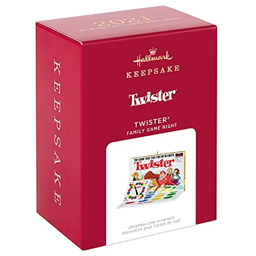 Hallmark Keepsake Christmas Ornament 2021, Hasbro Twister Family Game Night 3 Hallmark Keepsake Christmas Ornament 2021, Hasbro Twister Family Game Night - Image 3