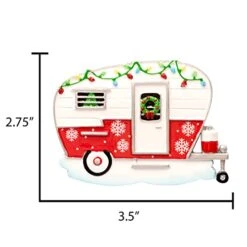 UniqXmas Personalized RV Christmas Ornament 2023 - Free Customization | Pop Up Christmas Camper, Travel Trailer, Motorhome Winter Vacation For Xmas Tree | First-Time RVer Keepsake - Custom Name & Year -Department 56 Shop 415ouIzIaUL