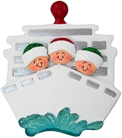 Personalized Family Ornament 2022 - Family Of Four Christmas Ornaments 2022 - Family Cruise Ship Ornament Family Of 4 Ship Ornaments Vacation Ornaments 2022 - Free Customization 5 Personalized Family Ornament 2022 - Family Of Four Christmas Ornaments 2022 - Family Cruise Ship Ornament Family Of 4 Ship Ornaments Vacation Ornaments 2022 - Free Customization - Image 5