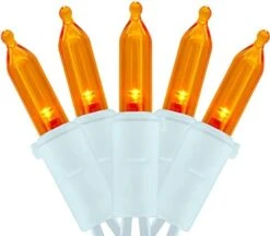 YULETIME Warm White LED Christmas Lights With White Wire, 66 Feet 200 Count UL Certified Commercial Grade LED Holiday String Light Set (Warm White - White Wire) -Department 56 Shop 4165dHKLxhL. AC