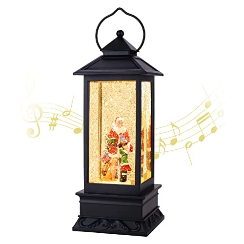 Christmas Decorations Christmas Musical Snow Globe Lantern, Christmas Table Lantern Caroler Lighted Water Lantern USB & Battery Operated, Christmas Home Decor And Xmas Gift 1 Christmas Decorations Christmas Musical Snow Globe Lantern, Christmas Table Lantern Caroler Lighted Water Lantern USB & Battery Operated, Christmas Home Decor And Xmas Gift