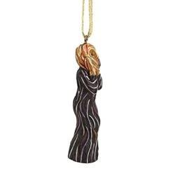 Design Toscano The Silent Scream Holiday Ornament: Set Of Three -Department 56 Shop 417DBCPBxKL