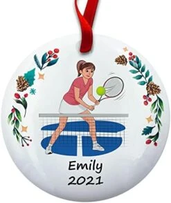 Personalized Blonde Female Pickleball Christmas Ornament -Department 56 Shop 418eKkcXRZL. AC