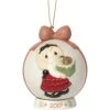 Precious Moments May The Gift Of Love Be Yours This Season Dated 2017 Bisque Porcelain Ball Ornament With Base 171003 -Department 56 Shop 418idusCCWL