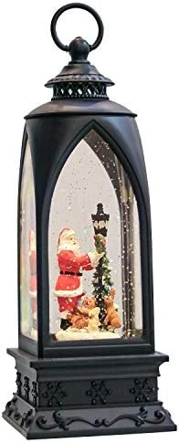 Eldnacele 12” Christmas Snow Globe Lantern Angel With Music & Timer, USB Lined/Battery Operated Lighted Water Glittering Nativity Lantern For Christmas Festival Centerpiece Decoration Gifts – Angel 6 Eldnacele 12” Christmas Snow Globe Lantern Angel With Music & Timer, USB Lined/Battery Operated Lighted Water Glittering Nativity Lantern For Christmas Festival Centerpiece Decoration Gifts – Angel - Image 6