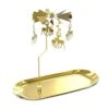 Christmas Spinning Candle Holder,Gold Metal Spinning Flying Deer Tea Lights Candle Holder,Romantic Designed Candlestick Ornament For Wedding Party Christmas Festival Home Decor Gift(Golden) -Department 56 Shop 4195fyzjNUL