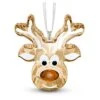 SWAROVSKI Gingerbread Reindeer Ornament, For Hanging On A Tree Or For Display, Gold Crystal With Copper Accent And Print Face, Part Of The Swarovski Joyful Ornaments Collection 11 SWAROVSKI Gingerbread Reindeer Ornament, For Hanging On A Tree Or For Display, Gold Crystal With Copper Accent And Print Face, Part Of The Swarovski Joyful Ornaments Collection -Department 56 Shop 419J4pCMjaL