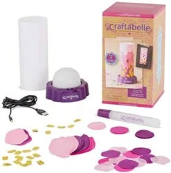 Craftabelle – Fairy Lights Creation Kit – DIY Twinkle Lights For Bedroom – 7pc String Light Set With Accessories – DIY Arts & Crafts For Kids Aged 8 Years + -Department 56 Shop 419aUafxoYL. AC