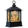 Eldnacele Musical Snow Globe Lantern With Timer, Lighted USB/Battery Operated Swirling Singing Water Glittering Lantern, Snow Globes Lantern For Adults And Kids Christmas Decoration- Snowman -Department 56 Shop 41A8GQ9iRsL