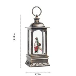 Christmas Snow Globe Lantern 9", Battery Operated Lighted Swirling Glitter Water Lantern With Timer For Christmas Home Decoration, Snowman Santa Claus(Santa Claus&Snowman&Tree) 7 Christmas Snow Globe Lantern 9", Battery Operated Lighted Swirling Glitter Water Lantern With Timer For Christmas Home Decoration, Snowman Santa Claus(Santa Claus&Snowman&Tree) -Department 56 Shop 41APPCNrr0L