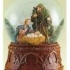 Roman Christmas Nativity 120MM Musical Snow Globe Glitterdome With Carved Wood Base - Plays Tune O'Holy Night 12 Roman Christmas Nativity 120MM Musical Snow Globe Glitterdome With Carved Wood Base - Plays Tune O'Holy Night -Department 56 Shop 41APodzTLTL