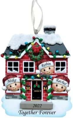 2023 Personalized Ornament House Of Family Of 4 Christmas Tree Ornament Artisanal Customized Decoration Family Ornament - Free Personalization 10 2023 Personalized Ornament House Of Family Of 4 Christmas Tree Ornament Artisanal Customized Decoration Family Ornament - Free Personalization -Department 56 Shop 41AXD5ewOvL. AC