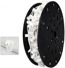 Brightown Commercial 500 FT C9/E17 Christmas Light Sockets Set Spool, UL Listed C9 Sockets Patio String Lights C9 Strands - 12 Spacing Green Wire 28 Brightown Commercial 500 FT C9/E17 Christmas Light Sockets Set Spool, UL Listed C9 Sockets Patio String Lights C9 Strands - 12 Spacing Green Wire -Department 56 Shop 41AcqKT6cxL. AC