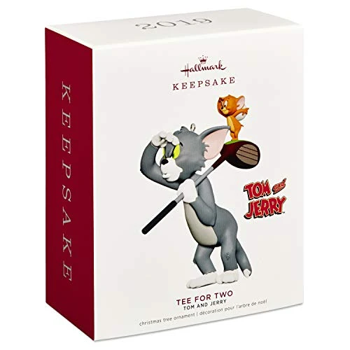 Hallmark Keepsake Christmas Ornament 2019 Year Dated Tom And Jerry Tee For Two Golf 3 Hallmark Keepsake Christmas Ornament 2019 Year Dated Tom And Jerry Tee For Two Golf - Image 3