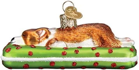 Old World Christmas Ornaments Sleepy Dachshund Glass Blown Ornaments For Christmas Tree 6 Old World Christmas Ornaments Sleepy Dachshund Glass Blown Ornaments For Christmas Tree - Image 6