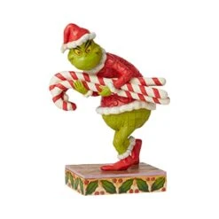 Enesco Jim Shore Dr. Seuss The Grinch Stealing Candy Canes Figurine, 7.48 Inch, Multicolor,Green -Department 56 Shop 41BLBqxkbAL
