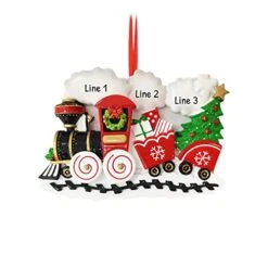 Personalized Locomotive Train Ornament 2022 - Train Christmas Ornaments, Train Engine Ornament, Polar Express Train Ornament, Christmas Tree Trains - Nostalgic Train - Free Customization -Department 56 Shop 41Bw8CAPCeL