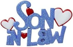 Personalized Son In Law Christmas Ornaments 2022 - Son Ornament 2022, For Son In Law, 2022 Family Christmas Ornament, Son In Law Ornament, My Favorite Son In Law - Free Customization 21 Personalized Son In Law Christmas Ornaments 2022 - Son Ornament 2022, For Son In Law, 2022 Family Christmas Ornament, Son In Law Ornament, My Favorite Son In Law - Free Customization -Department 56 Shop 41C0N02r08L. AC