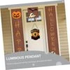 DOITOOL 1pc Luminous Witch Listing Wooden Door Hangers Wooden Clothes Rack LED Sign Antique Hanging Sign Halloween Lighted Door Sign Halloween Pendant Door Adornment Glowing Door Pendant -Department 56 Shop 41C2vhKXOwL