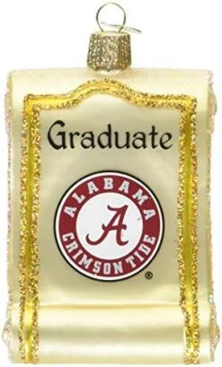 Old World Christmas University Of Alabama Glass Blown Ornaments For Christmas Tree Football -Department 56 Shop 41DHoLYJE5L. AC