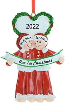 Personalized All Love Is Equal Ornament - Gay Pride Christmas Ornaments, LGBT Ornament, LGBTQ Christmas Ornaments, Rainbow Christmas Ornaments, Lesbian Christmas Ornaments - Free Customization -Department 56 Shop 41DVt22uGiL. AC