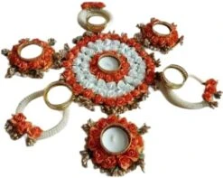 GENERIC India Gift HUB Handmade Tea Ligth Rangoli Set | Multi Design Festive Diyas| Tea Light Holders Housewarming Favors Outliner Decoration | Floral Mats Tea Party Floor Diwali Christmas Decor -Department 56 Shop 41ElSVof2RL. AC
