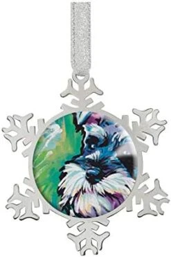 Fashion Image Snowflake Ornaments Silver 2.9"X2.6"X0.3"inches Home Decoration Christmas Tree Hanging Ornaments (Lovely-Penguin) -Department 56 Shop 41EmaiUOhGL. AC