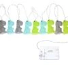 Navaris Battery Powered String Lights - 6.5ft Decorative LED String With 10 Lights - For Bedroom, Room Decor, Kids - Dinosaur Design - Green/Blue/Gray -Department 56 Shop 41G1OZQZivL