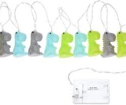 Navaris Battery Powered String Lights - 6.5ft Decorative LED String With 10 Lights - For Bedroom, Room Decor, Kids - Dinosaur Design - Green/Blue/Gray 7 Navaris Battery Powered String Lights - 6.5ft Decorative LED String With 10 Lights - For Bedroom, Room Decor, Kids - Dinosaur Design - Green/Blue/Gray -Department 56 Shop 41G1OZQZivL. AC
