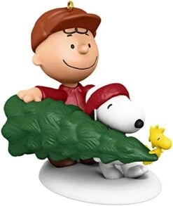 Hallmark Keepsake Christmas Ornament 2020, The Peanuts Gang Charlie Brown, Snoopy And Woodstock The Perfect Tree (1999QXI2791) -Department 56 Shop 41HOgfu5n1L. AC