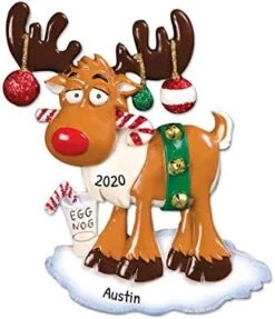 Personalized Reindeer Christmas Ornaments - Moose Christmas Ornaments, Antler Christmas Ornaments, Rudolph Christmas Ornaments, Christmas Reindeer Decor - Tangled Moose - Free Customization 21 Personalized Reindeer Christmas Ornaments - Moose Christmas Ornaments, Antler Christmas Ornaments, Rudolph Christmas Ornaments, Christmas Reindeer Decor - Tangled Moose - Free Customization -Department 56 Shop 41Ha2L8CT6L. AC