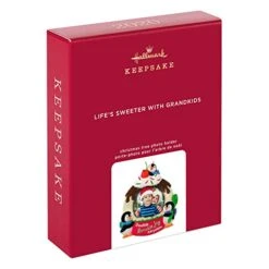 Hallmark Keepsake Christmas Ornament 2020, Life's Sweeter With Grandkids Photo Frame (1599QGO1714) -Department 56 Shop 41HrCdxF3GL