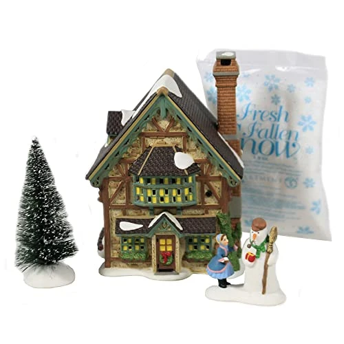 Department 56 Dickens Village Building Christmas Cheer Set 6007261 1 Department 56 Dickens Village Building Christmas Cheer Set 6007261