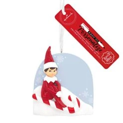 Hallmark Personalized Christmas Ornament, Elf On The Shelf (0002HCM5498) -Department 56 Shop 41I0FY4n3DL